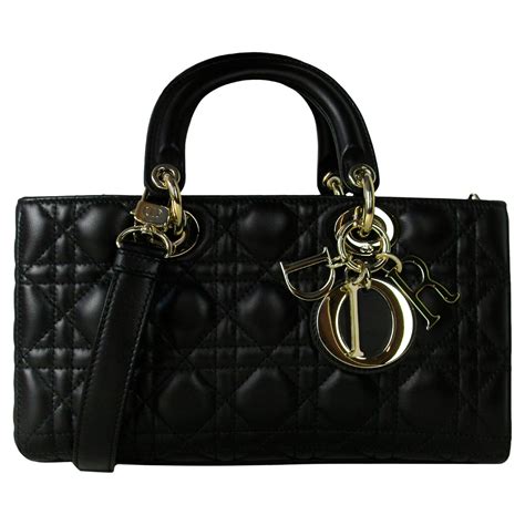 lady dior cannage quilted black|dior black cannage bag.